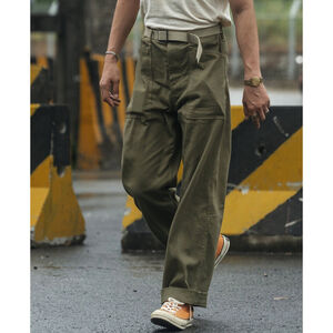 Bronson USMC P41 Patch Pocket Trousers Vintage Workwear WWII HBT Combat Pants 29